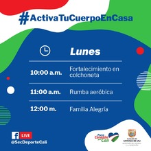 Activa tu cuerpo en casa