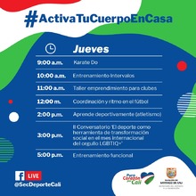 Activa tu cuerpo en casa