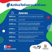 Activa tu cuerpo en casa
