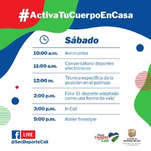 Activa tu cuerpo en casa