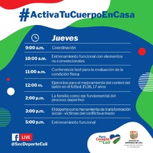 Activa tu cuerpo en casa