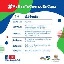 Activa tu cuerpo en casa