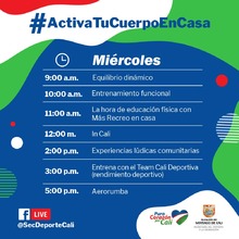 Activa tu cuerpo en casa