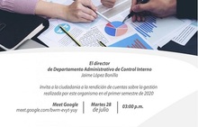 Primera Rendici&oacute;n de Cuentas del Departamento Administrativo de Control Interno 2020