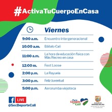 Activa tu cuerpo en casa