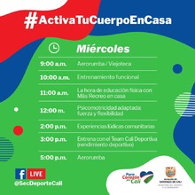 Activa tu cuerpo en casa