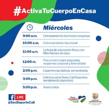 Activa tu cuerpo en casa