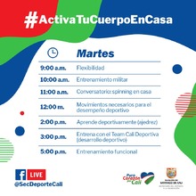Activa tu cuerpo en casa