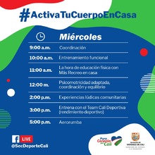 Activa tu cuerpo en casa