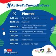 Activa tu cuerpo en casa