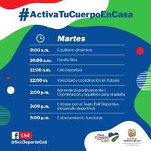 Activa tu cuerpo en casa
