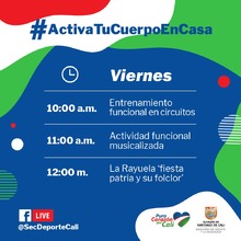 Activa tu cuerpo en casa
