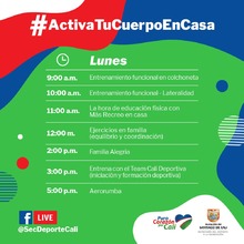 Activa tu cuerpo en casa