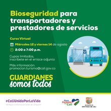 Bioseguridad para transportadores y prestadores de servicio