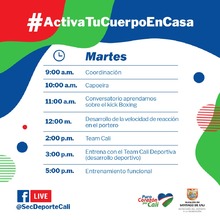 Activa tu cuerpo en casa