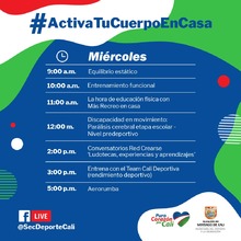 Activa tu cuerpo en casa
