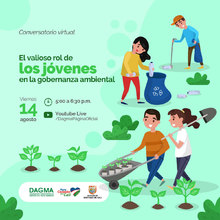 Conversatorio virtual: El valioso rol de los j&oacute;venes en la gobernanza ambiental