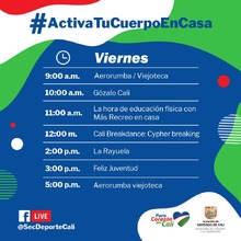 Activa tu cuerpo en casa