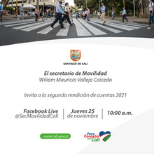 Segunda Rendici&oacute;n de Cuentas de la Secretar&iacute;a de Movilidad