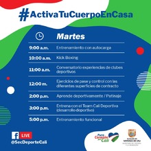 Activa tu cuerpo en casa