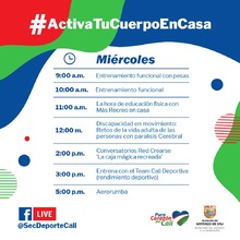 Activa tu cuerpo en casa