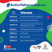 Activa tu cuerpo en casa