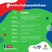 Activa tu cuerpo en casa