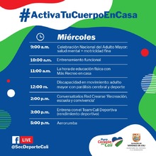 Activa tu cuerpo en casa