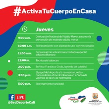 Activa tu cuerpo en casa