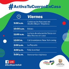 Activa tu cuerpo en casa