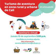 Turismo de aventura en zona rural y urbana de Cali