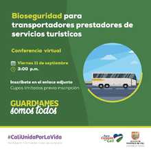 Bioseguridad para transportadores prestadores de servicios tur&iacute;sticos