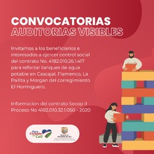 CONVOCATORIA AUDITORIAS VISIBLES