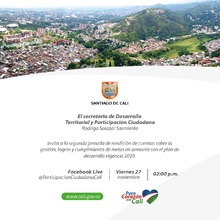 Segunda Jornada de Rendici&oacute;n de Cuentas de la Secretar&iacute;a de Desarrollo Territorial y Participaci&oacute;n Ciudadana