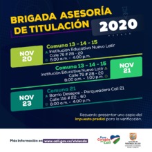 Brigada Asesor&iacute;a de Titulaci&oacute;n 