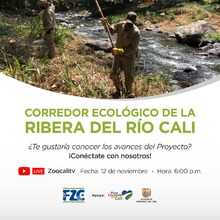 Segunda socializaci&oacute;n de los avances del Proyecto Corredor Ecol&oacute;gico de la Ribera del r&iacute;o Cali