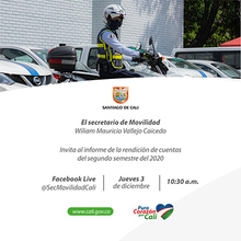 Segunda Rendici&oacute;n de Cuentas Secretar&iacute;a de Movilidad