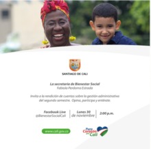 Segunda Rendici&oacute;n de cuentas Secretar&iacute;a de Bienestar Social