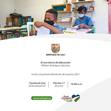 Primera Rendici&oacute;n de cuentas de la Secretar&iacute;a de Educaci&oacute;n 2021