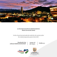 Primer rendici&oacute;n de cuentas de la Secretar&iacute;a de Desarrollo Econ&oacute;mico 2021
