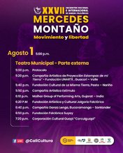 Gala de Cierre del XXVII Encuentro Nacional e Internacional de Danzas Folcl&oacute;ricas Mercedes Monta&ntilde;o