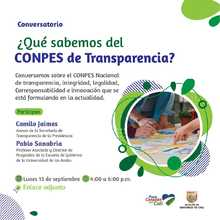 &iquest;Qu&eacute; sabemos del CONPES Nacional de Transparencia?