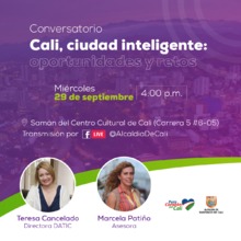 Conversatorio: Cali ciudad inteligente, oportunidades y retos.