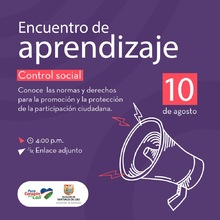 Capacitaci&oacute;n control social