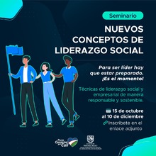 SEMINARIO &ldquo;Nuevos conceptos de Liderazgo Social&rdquo;