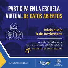 Inscripci&oacute;n para participar en la Escuela de Transparencia en Datos Abiertos