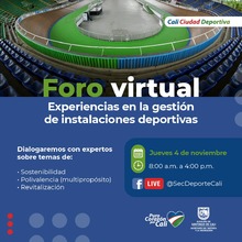 Foro virtual: Experiencias en la gesti&oacute;n de instalaciones deportivas