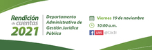 Segunda Jornada de Rendici&oacute;n de Cuentas del Departamento Administrativo de Gesti&oacute;n Jur&iacute;dica Publica