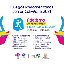 Atletismo todos - I Juegos Panamericanos Junior Cali - Valle 2021
