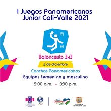 Baloncesto 3x3 todos - I Juegos Panamericanos Junior Cali - Valle 2021